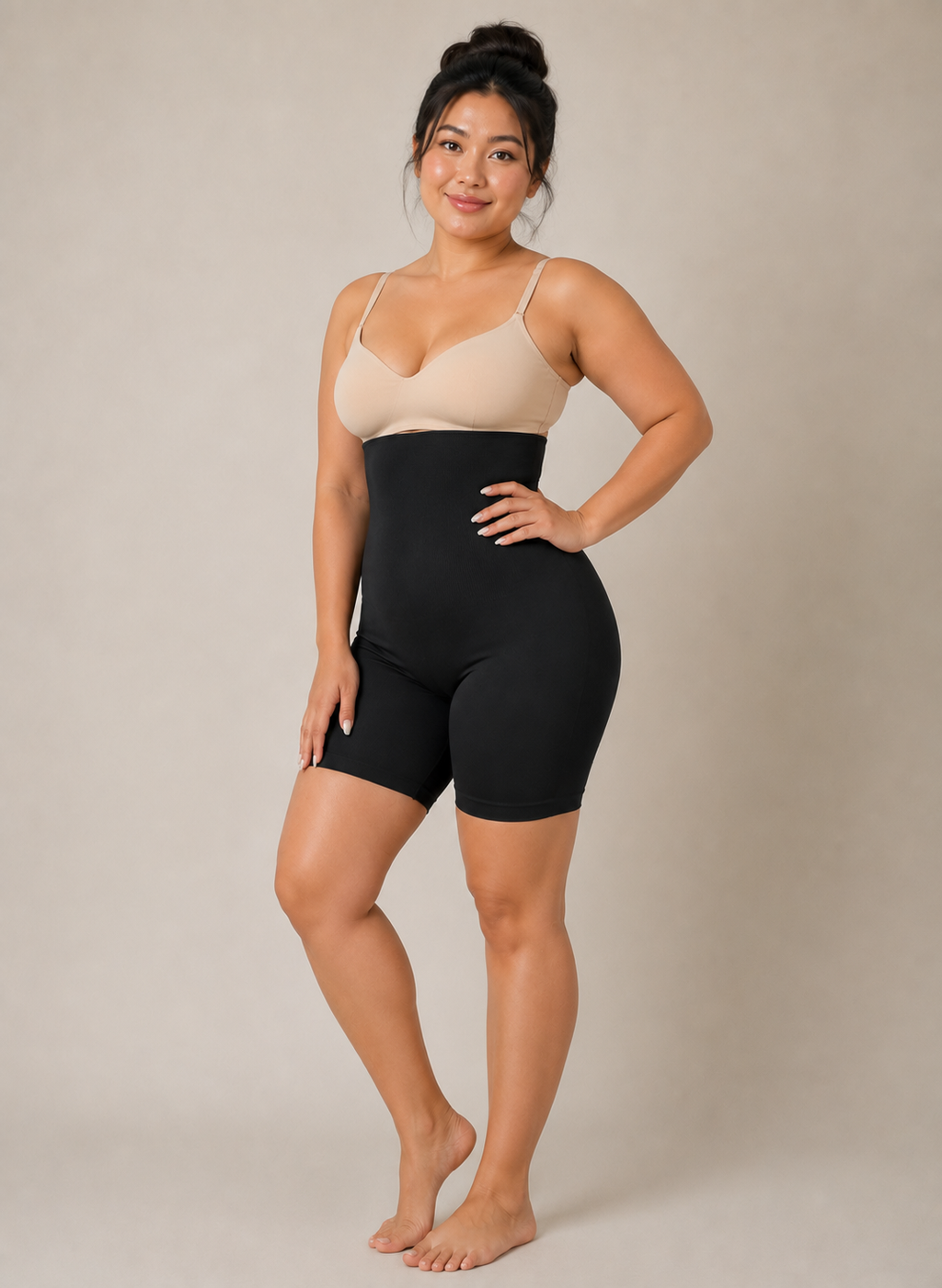 SLIMMY - Short gainant taille haute - Effet ventre plat sans coutures